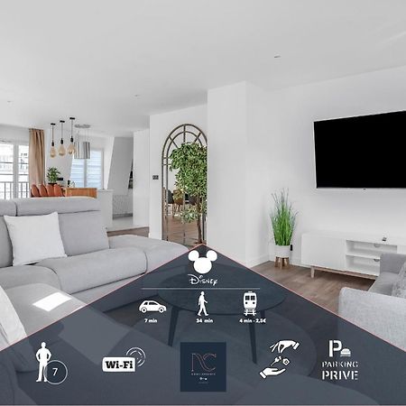Disneyland-Paris 7 Pers, Netflix, Wifi, 2 Parking Chessy  Exteriér fotografie